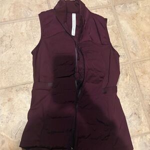 Lululemon Athletica Burgundy Vest